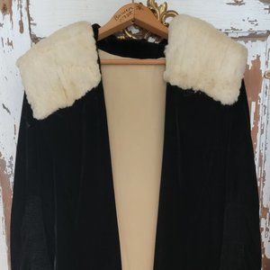 Vintage velvet coat